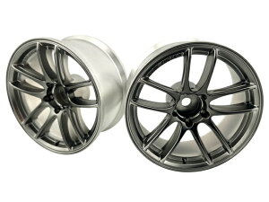 LW-1006GG �yLabel / ���C�x���z WORK EMOTION CR Shigoku WHEEL CONCAVE off6 Graphite Gray 2�{����