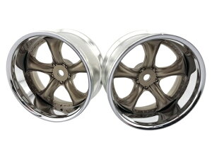 LW-0908CBM �yLabel / ���C�x���z WORK VS KF# WHEEL DEEP RIM off8 Chrome Bronze Metalic�@2��