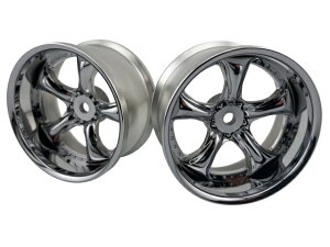 LWS-0906C �yLabel / ���C�x���z WORK VS KF# WHEEL Super High Traction type STANDARD RIM off6 Chrome 2��