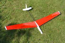 ！ 【ムサシノ模型飛行機研究所】 00034 ホリディα(アルファ)　SALグライダー (フルプランク翼タイプ)　[RCグライダー 組立キット] （未組立） ≪ラジコン≫
