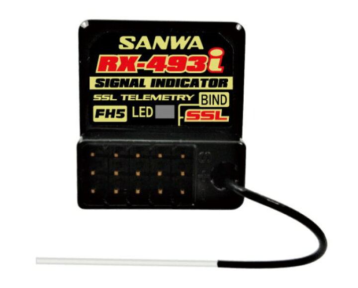 楽天市場】107A41374B 【SANWA/サンワ/三和電子機器】 RX-493 i 2.4GHz 
