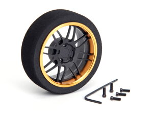 HS-69347 �ySQUARE/�X�N�G�A�z �A���~�X�e�A�����OMF�z�C�[�� 8-Spoke (F�u���b�N/�S�[���h����)