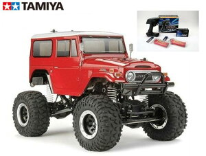 �I�y TAMIYA / �^�~�� �z 58405 1/10 �d��RC�@�g���^ �����h�N���[�U�[40�iCR-01�V���[�V�j�g���L�b�g+ ���s�p�o�b�e���[2�{�A�T�����FMX-6 BL-SIGMA/HVS702�d�l�R���s���[�^�v���|�t�r�M�i�[�Z�b�g�i��
