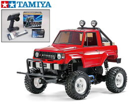 ！【TAMIYA/タミヤ】 58727 1/10 電動RC 三菱 パジェロ (CW-01シャーシ） 組立キット・サンワ：MX-6 コンピュータプロポ付フルセット （未組立） ≪ラジコン≫