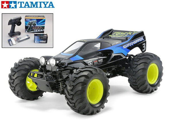 ！【 TAMIYA / タミヤ 】 58756 1/10電動RC クワークホッパー (GF-02シャーシ) 組立キット・サンワ：MX-6 BL-SIGMA/HVS702仕様コンピュータプロポ付フルセット（未組立） ≪ラジコン≫