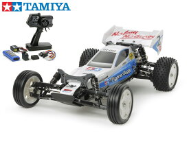 ！【TAMIYA/タミヤ】 58587 1/10 電動RC　ネオ マイティフロッグ（DT-03シャーシ） 組立キット+45053 NEWファインスペック電動RCドライブセット （未組立） ≪ラジコン≫