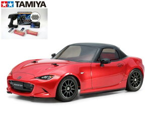 �I�yTAMIYA/�^�~���z 58624 1/10 �d��RC�@�}�c�_ ���[�h�X�^�[�iM-05�V���[�V�j �g���L�b�g+���s�p�o�b�e���[2�{�A�T�����FMX-6 BL-SIGMA/HVS702�d�l�R���s���[�^�v���|+�`�����v�I���W�i���F�t���{�[