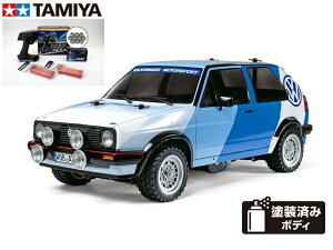 �I�y TAMIYA / �^�~�� �z 58714 1/10 �d��RC �t�H���N�X���[�Q�� �S���tII GTI 16V �����[ (MF-01X�V���[�V) �g���L�b�g�E���s�p�o�b�e���[2�{�A�T�����FMX-6 BL-SIGMA/HVS702�d�l�R���s���[�^�v���|+�I���W�i