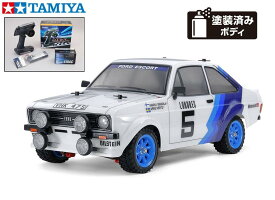 ！【TAMIYA/タミヤ】 58687 1/10 電動RC フォード エスコート Mk.II ラリー (MF-01Xシャーシ) 組立キット・サンワ：MX-6 コンピュータプロポ付フルセット（未組立） ≪ラジコン≫