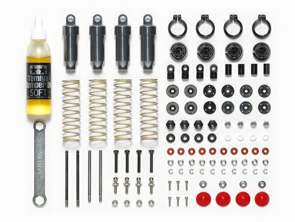 47358 【2月発売予定・予約・TAMIYA/タミヤ】RCパーツ トップフォース (2017) ハイキャパシティダンパー (4本セット)（特別企画）