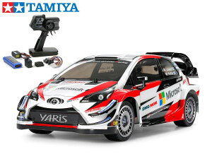!【TAMIYA/タミヤ】 58659 1/10 電動RC トヨタ ガズー レーシング WRT/ヤリス WRC(TT-02シャーシ) 組立キット+45053 ファインスペック電動RCドライブセット+チャンプオリジナル:フルボールベアリング(未組立) ≪ラジコン≫