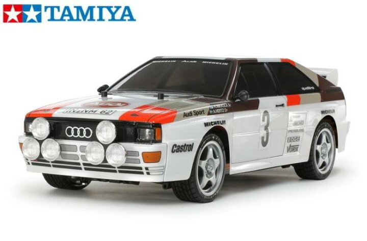 楽天市場】！【TAMIYA/タミヤ】 58667 1/10 電動RC アウディ クワトロ