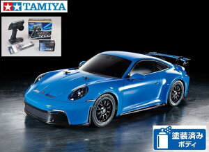 IyTAMIYA/^~z 58712 1/10 RC |VF 911 GT3 (992) (TT-02V[V) gLbgETFMX-6 Rs[^v|ttZbg igj ჉WR