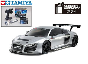 IyTAMIYA/^~z 58749 1/10 dRC AEfB R8 LMS 2008 (TT-02V[V) gLbgETFMX-6 Rs[^v|ttZbg igj ჉WR