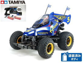 ！【TAMIYA/タミヤ】 58678 1/10 電動RC　コミカル アバンテ (GF-01CBシャーシ) 組立キット + 走行用バッテリー2本、サンワ：MX-6 BL-SIGMA/HVS702仕様コンピュータプロポ+チャンプオリジナル：フルボールベアリング付ビギナーセット（未組立） ≪ラジコン≫