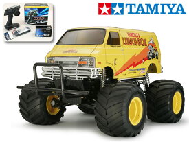 ！【TAMIYA/タミヤ】 58347 1/12 電動RCランチボックス（2005）・サンワ：MX-6 コンピュータプロポ付フルセット+チャンプオリジナル：フルボールベアリングセット（未組立）≪ラジコン≫