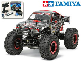 ！【TAMIYA/タミヤ】 58592 1/10 電動RC　ロックソッカー（CR-01シャーシ） ・サンワ：MX-6 コンピュータプロポ付フルセット（未組立） ≪ラジコン≫