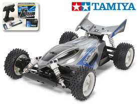 ！【TAMIYA/タミヤ】 58596 1/10 電動RC　デュアルリッジ（TT-02Bシャーシ）・サンワ：MX-6 コンピュータプロポ付フルセット（未組立） ≪ラジコン≫