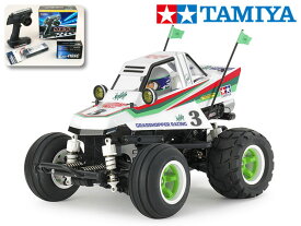 ！【TAMIYA/タミヤ】 58662 1/10 電動RC　コミカル グラスホッパー（WR-02CBシャーシ） ・サンワ：MX-6 コンピュータプロポ付フルセット+チャンプオリジナル：フルボールベアリングセット（未組立） ≪ラジコン≫