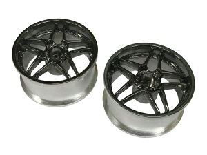 EW-0206BC �yTOP LINE/�g�b�v���C���z BLITZ BRW03 WHEEL�ydeep face�z�I�t�Z�b�g6 �u���b�N�N���[��