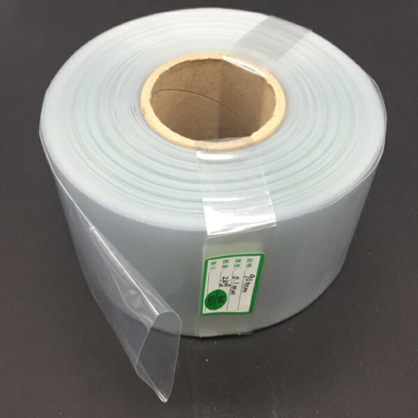 透明PVC熱収縮チューブ　幅65mm  PVC065TM