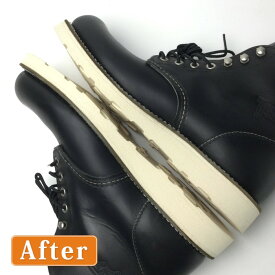 靴修理 オールソール（ラバー）ビブラム4014【白限定】※仕上げ磨き無料サービス靴底 取り替え 張り替え