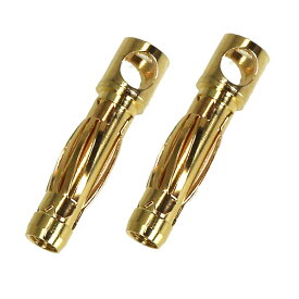 【ネコポス対応】EAGLE(イーグル)/2881/ヨーロピアンコネクターE 4.0mm (オス クランクポート付 2pcs)
