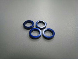 【ネコポス対応】KN企画/KN-DP03KB/【RC926】 ヨコモ　ドリフトパッケージ用　アルミキングピンカラー（4個入/KNブルー）