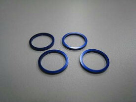 【ネコポス対応】KN企画/KN-DP04KB/【RC926】ヨコモ　ドリフトパッケージ用　アルミデフジョイントリング（4個入/KNブルー）