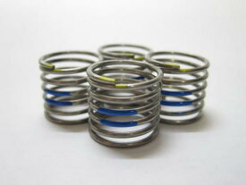 【ネコポス対応】KN企画/KN-DST12/【RC926】ハイブリッドドリフトスプリング【ツイン】（スーパーソフト/ブルー4個入 線径1.4mm