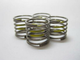 【ネコポス対応】KN企画/KN-DST13/【RC926】ハイブリッドドリフトスプリング【ツイン】（ソフト/イエロー）4個入 線径1.4mm