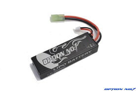 【ネコポス対応】OPTION No.1(オプションNo.1)/GB-0042/SAFTY MIRACLE POWER 7.4V　1500mAh（アルミケース仕様）