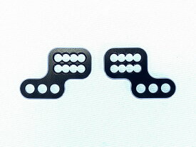 【ネコポス対応】スクエア(SQUARE)/SGE-77BK_R_P/4mmピッチステー オフセット2 ドリフト汎用