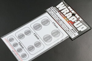 �y�l�R�|�X�Ή��zWRAP-UP/REAL 3D �w�b�h���C�g�f�J�[���Z�b�g�ۖ�TYPE-B(17/13/10mm) �}�X�L���O�V�[�g�t