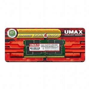 UMAX UMAX m[gPC SO-DIMM DDR4 2400 8GB[UM-SODDR4S-2400-8G](s)yz