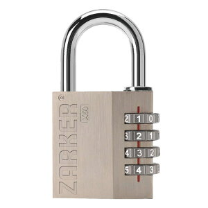 ZARKER ザーカー 4桁ダイヤル式ロック南京錠 体育館 スポーツ 学校 倉庫 工具箱 ケース 柵 保管 再設定可能ロック-好きな番号の設定が簡単に可能 X50(代引不可)