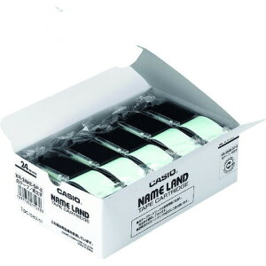 カシオ ネームランド用スタンダードテープ5本入リ24mm XR24WE5PE(代引不可)【送料無料】