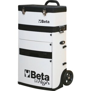 ベータ 移動式ツールトロリー C41H ホワイト Beta社 物流 保管用品 ツールワゴン スチール製ワゴンキャビネットタイプ(代引不可)【送料無料】