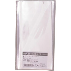 IRL OPP袋シールなし 長形3号封筒サイズ OBS5 梱包用品 梱包結束用品 ポリ袋(代引不可)【ポイント10倍】
