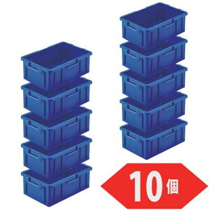 TRUSCO �܂Ƃߔ��� NS�^�R���e�i 10L �u���[ 10�� NS10NB10P �����E�ۊǗp�i �R���e�i�E�p���b�g �{�b�N�X�^�R���e�i(����s��)�y�|�C���g10�{�z�y���������z