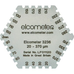 elcometer 六角形ウェットフィルム膜厚計 K0003236M201 測定・計測用品 工業用計測機器 膜厚計(代引不可)【ポイント10倍】【送料無料】