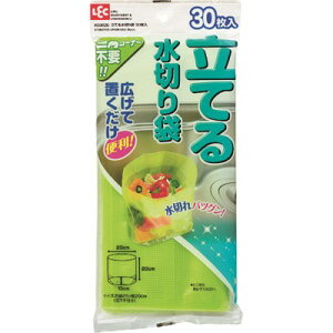 レック 立てる水切り袋30枚入 K00020 清掃・衛生用品 清掃用品 ゴミ袋(代引不可)【ポイント10倍】