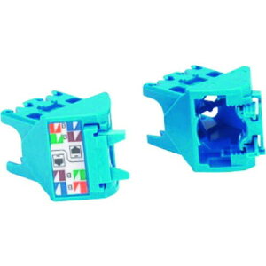 �p���h�E�C�b�g Mini-Com UTP TX-6A���W�����[�W���b�N�p���E45�x�L���b�v �� 100���� CJLRCAPBU-C CJLRCAPBUC(����s��)�y���������z