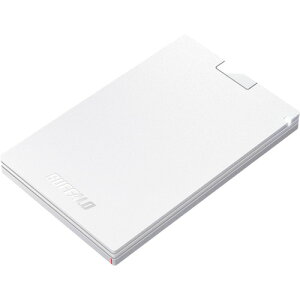 BUFFALO USB3.2(Gen1) ポータブルSSD Type-A 1.0TB ホワイト SSDPG1.0U3WC オフィス 住設用品 OA用品 メモリ(代引不可)【送料無料】