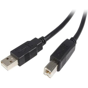 StarTech USB 2.0�P�[�u��/3m/Type-A - Type-B/480Mbps/�I�X-�I�X/�u���b�N/�^�C�vA - B USB2HAB3M �I�t�B�X �Z�ݗp�i OA�p�i �P�[�u��(����s��)