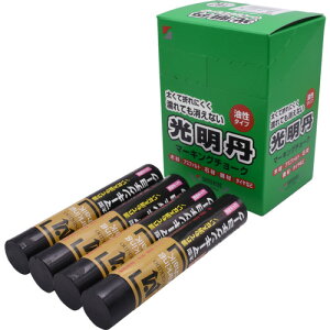 祥碩堂 光明丹マーキングチョーク 12本箱売 黒色 S30004 測定 計測用品 測量用品 建築用筆記具(代引不可)