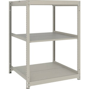 TRUSCO �X�`�[�����b�N ���^���b�N(�ω׏d100Kg)900×875×H1500 3�i�P�� �l�I�O���[ �l�I�O���[ UL5393 ���� �ۊǗp�i ���i�I �y�ʒI(����s��)�y���������z