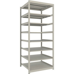 TRUSCO �X�`�[�����b�N ���^���b�N(�ω׏d100Kg)900×595×H2100 8�i�P�� �l�I�O���[ �l�I�O���[ UL7368 ���� �ۊǗp�i ���i�I �y�ʒI(����s��)�y���������z