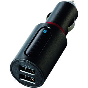 ELECOM Bluetooth(R)FMgX~b^[(2.4A/2|[g) LATFMBT03BK ItBX Zݗpi OApi Ӌ@(s)yz