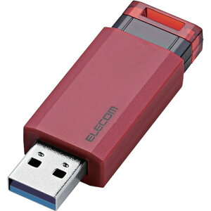 ELECOM USB3.1(Gen1)�Ή� �m�b�N��USB������ 64GB ���b�h MFPKU3064GRD �I�t�B�X �Z�ݗp�i OA�p�i ������(����s��)�y���������z